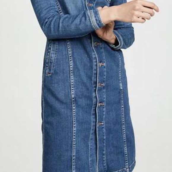 19. L’AGENCE Denim Jacket/Dress - Picture 4 of 13